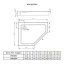 Radaway Doros PT E Compact Brodzik pięciokątny 100x90 cm lewy stone antracytowy SDRPTP1090-05-64SL - zdjęcie 3