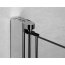 Radaway Eos DWJ Drzwi prysznicowe wahadłowe wnękowe 80x197 cm profile chrom szkło Intimato 37913-01-12N - zdjęcie 7