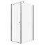 Radaway Eos KDJ Kabina prysznicowa prostokątna 80x100x197 cm prawa profile chrom szkło Intimato 37543-01-12NR - zdjęcie 1