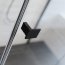 Radaway Essenza New Black DWJ Drzwi prysznicowe uchylne wnękowe 130x200 cm prawe profile czarne szkło przezroczyste 385017-54-01R - zdjęcie 6