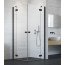 Radaway Essenza New Black KDD Drzwi prysznicowe uchylne 100x200 cm prawe profile czarne szkło przezroczyste 385062-54-01R - zdjęcie 1