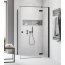 Radaway Essenza New Black KDJ Drzwi prysznicowe uchylne 100x200 cm lewe profile czarne szkło przezroczyste 385040-54-01L - zdjęcie 2