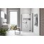 Radaway Essenza New Black KDJ Drzwi prysznicowe uchylne 110x200 cm prawe profile czarne szkło przezroczyste 385041-54-01R - zdjęcie 4