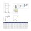 Radaway Essenza New KDD B Drzwi prysznicowe składane 90x202 cm bez listwy progowej lewe 385071-01-01LB - zdjęcie 3