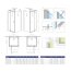 Radaway Essenza New KDJ+S Drzwi prysznicowe uchylne 120x200 cm lewe 385024-01-01L - zdjęcie 3