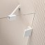 Radaway Essenza Pro White DWJ Drzwi uchylne wnękowe 90x200 cm prawe profile białe szkło przezroczyste 10099090-04-01R - zdjęcie 8