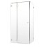 Radaway Essenza Pro White KDJ Drzwi uchylne 120x200 cm lewe profile białe szkło przezroczyste 10097120-04-01L - zdjęcie 1