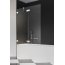 Radaway Essenza Pro White PND II Parawan nawannowy składany 2-częściowy 100x150 cm lewy profile białe szkło przejrzyste 10102100-04-01L - zdjęcie 1
