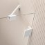 Radaway Essenza Pro White Walk-in Kabina prysznicowa walk-in 50x200 cm profile białe szkło przejrzyste 10103050-04-01 - zdjęcie 4