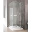 Radaway Euphoria KDD Drzwi prysznicowe uchylne 100x200 cm ze ścianką stałą lewe 383062-01L - zdjęcie 2