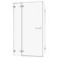 Radaway Euphoria KDJ Drzwi prysznicowe uchylne 120x200 cm ze ścianką stałą lewe 383812-01L+383240-01L - zdjęcie 1