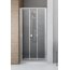 Radaway EVO DW Drzwi prysznicowe 100x200 cm, profile chrom, szkło przejrzyste z powłoką EasyClean 335100-01-01 - zdjęcie 1