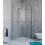 Radaway Fuenta New KDD B Drzwi prysznicowe składane 80x202 cm bez listwy progowej lewe 384070-01-01LB - zdjęcie 2