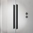 Radaway Furo Black DWD Drzwi rozsuwane wnękowe 200x200 cm profile czarne szkło przezroczyste 10108538-54-01+10111492-01-01 - zdjęcie 10