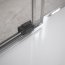 Radaway Idea Black DWD Drzwi prysznicowe przesuwne wnękowe 150x200,5 cm profile czarne szkło przezroczyste 387125-54-01 - zdjęcie 9