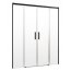 Radaway Idea Black DWD Drzwi prysznicowe przesuwne wnękowe 190x200,5 cm profile czarne szkło przezroczyste 387129-54-01 - zdjęcie 1