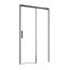 Radaway Idea Black DWJ Drzwi prysznicowe przesuwne wnękowe 100x200,5 cm lewe profile czarne szkło przezroczyste 387014-54-01L - zdjęcie 1