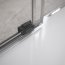 Radaway Idea Black DWJ Drzwi prysznicowe przesuwne wnękowe 100x200,5 cm lewe profile czarne szkło przezroczyste 387014-54-01L - zdjęcie 9