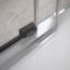 Radaway Idea Black DWJ Drzwi prysznicowe przesuwne wnękowe 100x200,5 cm lewe profile czarne szkło przezroczyste 387014-54-01L - zdjęcie 8