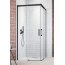 Radaway Idea Black KDD Drzwi prysznicowe przesuwne 100x200,5 cm lewe profile czarne szkło przezroczyste 387062-54-01L - zdjęcie 2