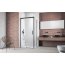Radaway Idea Black KDJ Drzwi prysznicowe przesuwne 100x200,5 cm prawe profile czarne szkło przezroczyste 387040-54-01R - zdjęcie 4