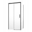 Radaway Idea Black KDJ Drzwi prysznicowe przesuwne 140x200,5 cm prawe profile czarne szkło przezroczyste 387044-54-01R - zdjęcie 1