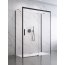 Radaway Idea Black KDJ+S Drzwi prysznicowe przesuwne 130x200,5 cm lewe profile czarne szkło przejrzyste 10116130-54-01L - zdjęcie 1