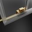 Radaway Idea Gold DWD Drzwi prysznicowe przesuwne 150x200,5 cm profile złote szkło przejrzyste 387125-09-01 - zdjęcie 7