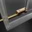 Radaway Idea Gold DWD Drzwi prysznicowe przesuwne 200x200,5 cm profile złote szkło przejrzyste 387120-09-01 - zdjęcie 7