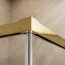 Radaway Idea Gold KDD Kabina prysznicowa kwadratowa 100x100x200,5 cm profile złote szkło przejrzyste 387062-09-01L+387062-09-01R - zdjęcie 4