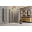Radaway Idea Gold KDD Kabina prysznicowa kwadratowa 100x100x200,5 cm profile złote szkło przejrzyste 387062-09-01L+387062-09-01R - zdjęcie 2