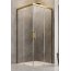 Radaway Idea Gold KDD Kabina prysznicowa kwadratowa 100x100x200,5 cm profile złote szkło przejrzyste 387062-09-01L+387062-09-01R - zdjęcie 1