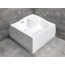 Radaway Korfu C Brodzik kwadratowy 80x80 cm z obudową, biały 4C88400-03 - zdjęcie 1