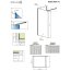 Radaway Modo New IV Kabina walk-in 140x200 cm 389644-01-01 - zdjęcie 3