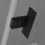 Radaway Nes 8 Black DWS Drzwi wahadłowe wnękowe 130x200 cm prawe profile czarne szkło przezroczyste 10078110-54-01R+10078113-01-01 - zdjęcie 5