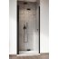 Radaway Nes Black DWB Drzwi składane wnękowe 70x200 cm prawe profile czarne szkło przezroczyste 10029070-54-01R - zdjęcie 1