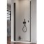Radaway Nes Black DWJ I Drzwi prysznicowe wnękowe 100x200 cm prawe, profile czarne, szkło przezroczyste z powłoką EasyClean 10026100-54-01R - zdjęcie 1