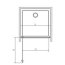 Radaway Nes Black DWJ I Drzwi prysznicowe wnękowe 70x200 cm lewe profile czarne szkło przezroczyste z powłoką EasyClean 10026070-54-01L - zdjęcie 4