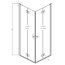 Radaway Nes Black KDD-B Drzwi do kabiny prysznicowej 90x200 cm prawe profile czarne szkło przezroczyste z powłoką EasyClean 10024090-54-01R - zdjęcie 3