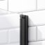 Radaway Nes Black KDD B Kabina prysznicowa prostokątna 80x80x200 cm, profile czarne szkło przezroczyste EasyClean 10024080-54-01L+10024080-54-01R - zdjęcie 6
