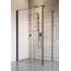 Radaway NES Black S3 Ścianka boczna 75x200 cm profile czarne szkło przejrzyste 10043075-54-01 - zdjęcie 1