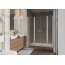 Radaway Nes DWD II Drzwi prysznicowe wnękowe 140x200 cm profile chrom szkło przezroczyste EasyClean 10037083-01-01+10041057-01-01 - zdjęcie 3