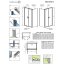 Radaway Nes DWD+S Kabina prysznicowa prostokątna 90x75x200 cm profile chrom szkło przezroczyste EasyClean 10034090-01-01+10040075-01-01 - zdjęcie 2