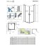 Radaway Nes KDD II Kabina prysznicowa prostokątna 80x80x200 cm profile chrom szkło przezroczyste EasyClean 10031080-01-01L+10031080-01-01R - zdjęcie 2