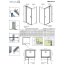 Radaway Nes KDJ II Kabina prysznicowa prostokątna 110x80x200 cm wersja lewa profile chrom szkło przezroczyste EasyClean 10032110-01-01L+10039080-01-01 - zdjęcie 2