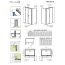 Radaway Nes KDS II Kabina prysznicowa prostokątna 120x90x200 cm wersja lewa profile chrom szkło przezroczyste EasyClean 10033120-01-01L+10040090-01-01 - zdjęcie 2
