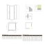 Radaway Premium Plus C Kabina prysznicowa kwadratowa 90x90x190 cm profile chrom szkło Satinato 30453-01-02N - zdjęcie 3