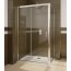 Radaway Premium Plus DWJ Drzwi prysznicowe przesuwne 100x190 cm profile chrom szkło brązowe 33303-01-08N - zdjęcie 5