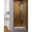 Radaway Premium Plus DWJ Drzwi prysznicowe przesuwne 100x190 cm profile chrom szkło Fabric 33303-01-06N - zdjęcie 2