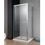 Radaway Twist DW Drzwi prysznicowe 100x190 cm, profile chrom, szkło brązowe z powłoką EasyClean 382003-08 - zdjęcie 1